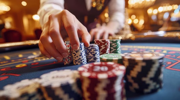 rupiah369 app showing live blackjack table with dealer and player interface